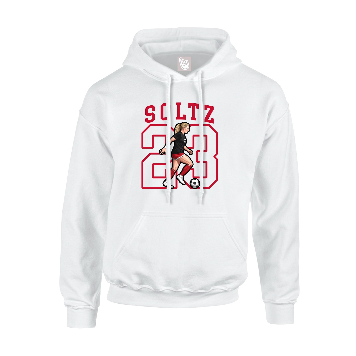 Hoodie — Shirsey in White