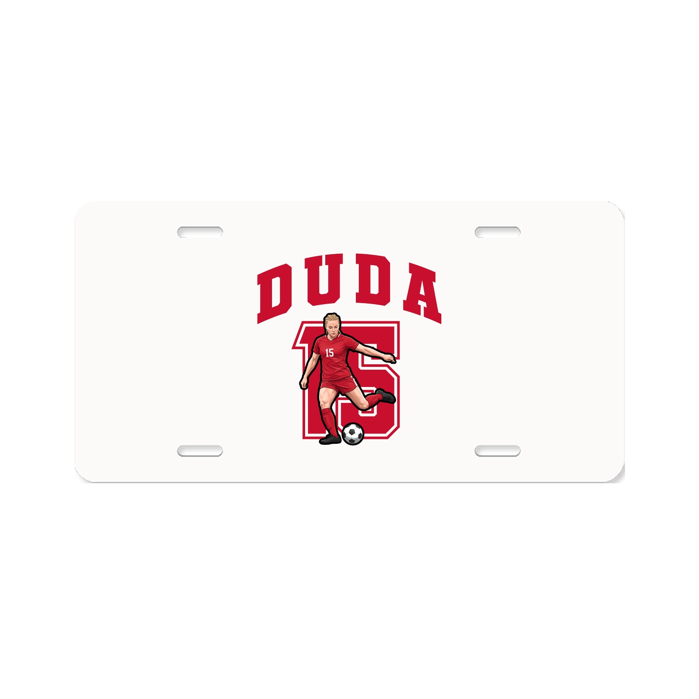 License Plate — Number in Classic