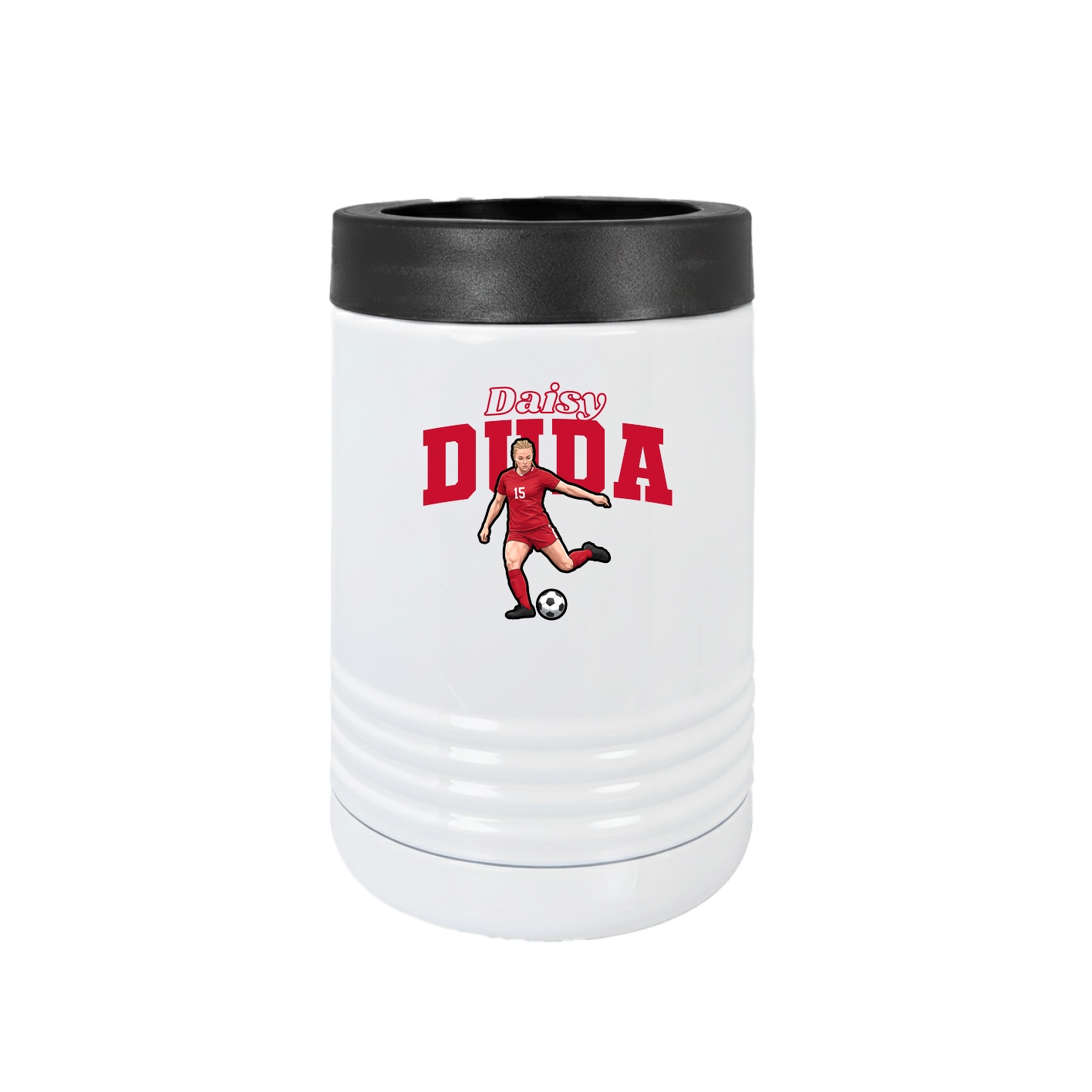 Beverage Holder — Name Arch in White