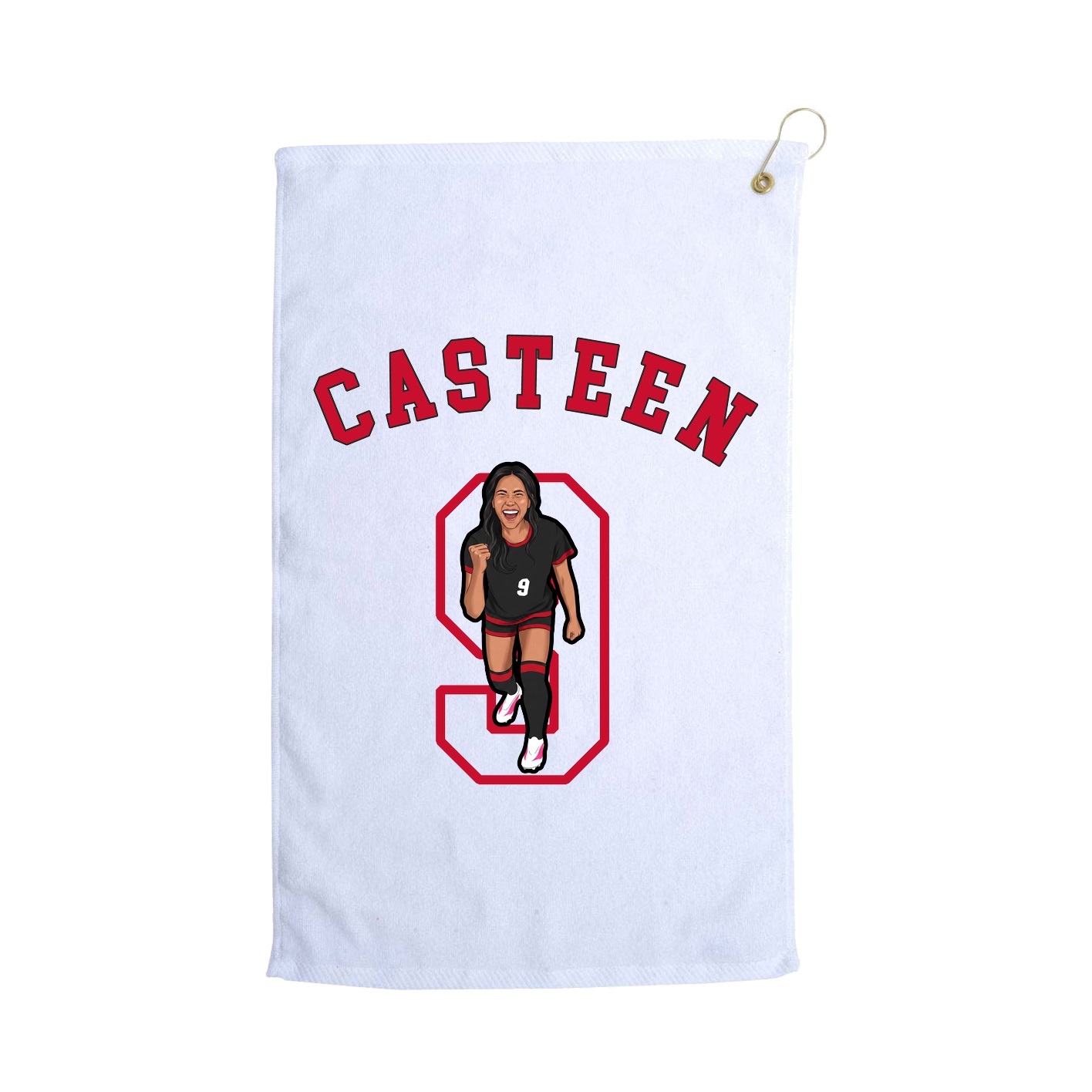 Golf Towel — Shirsey Arch in White