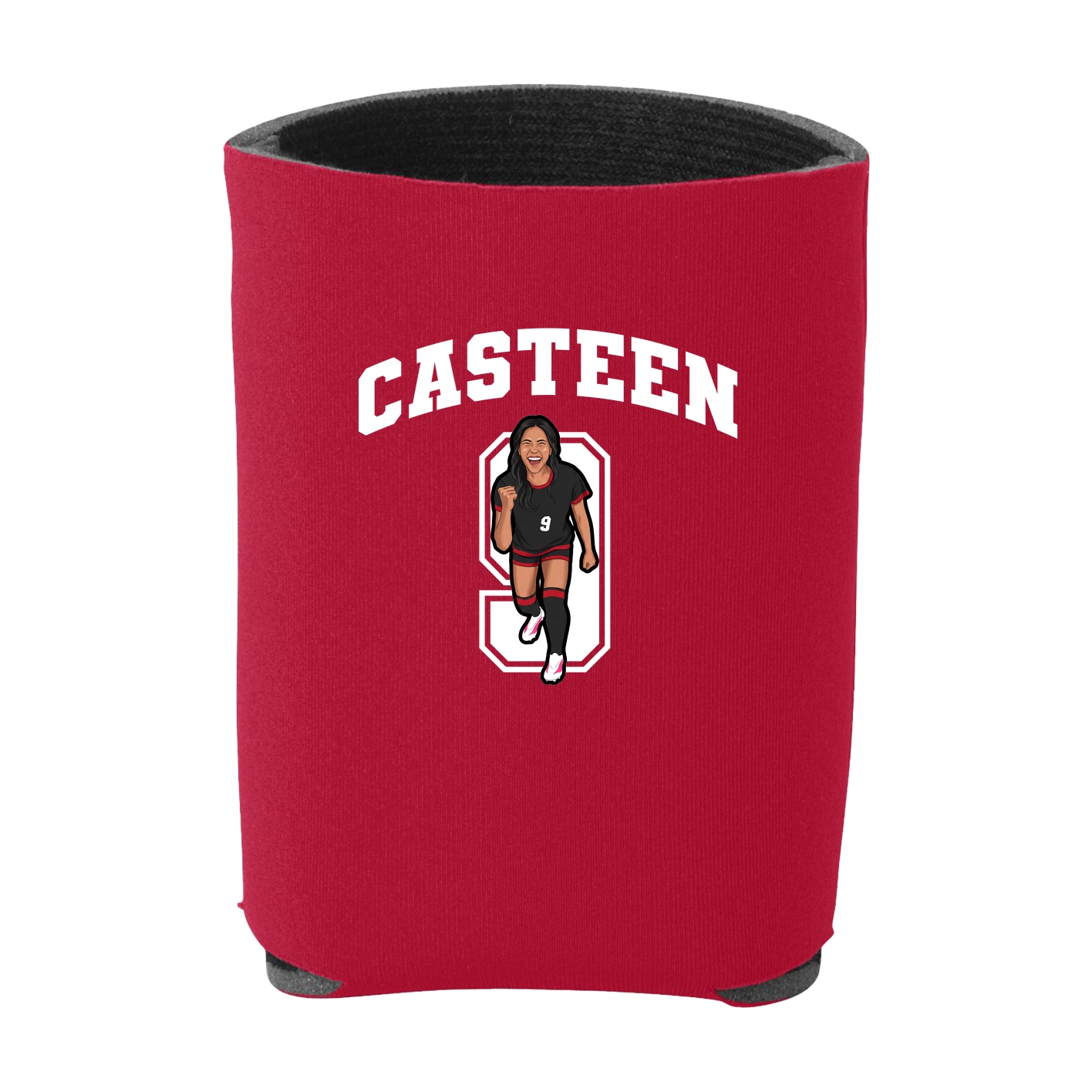 Can Holder — Number in Red