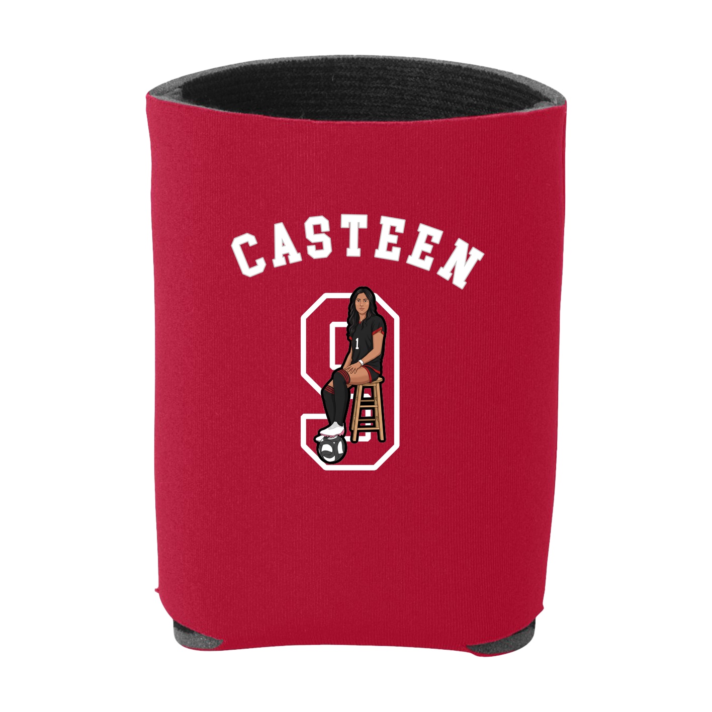 Can Holder — Shirsey Arch in Red
