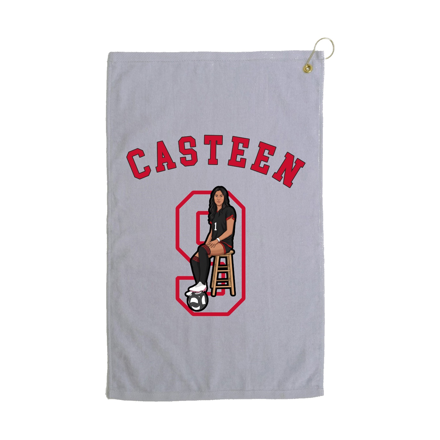 Golf Towel — Shirsey Arch in Grey