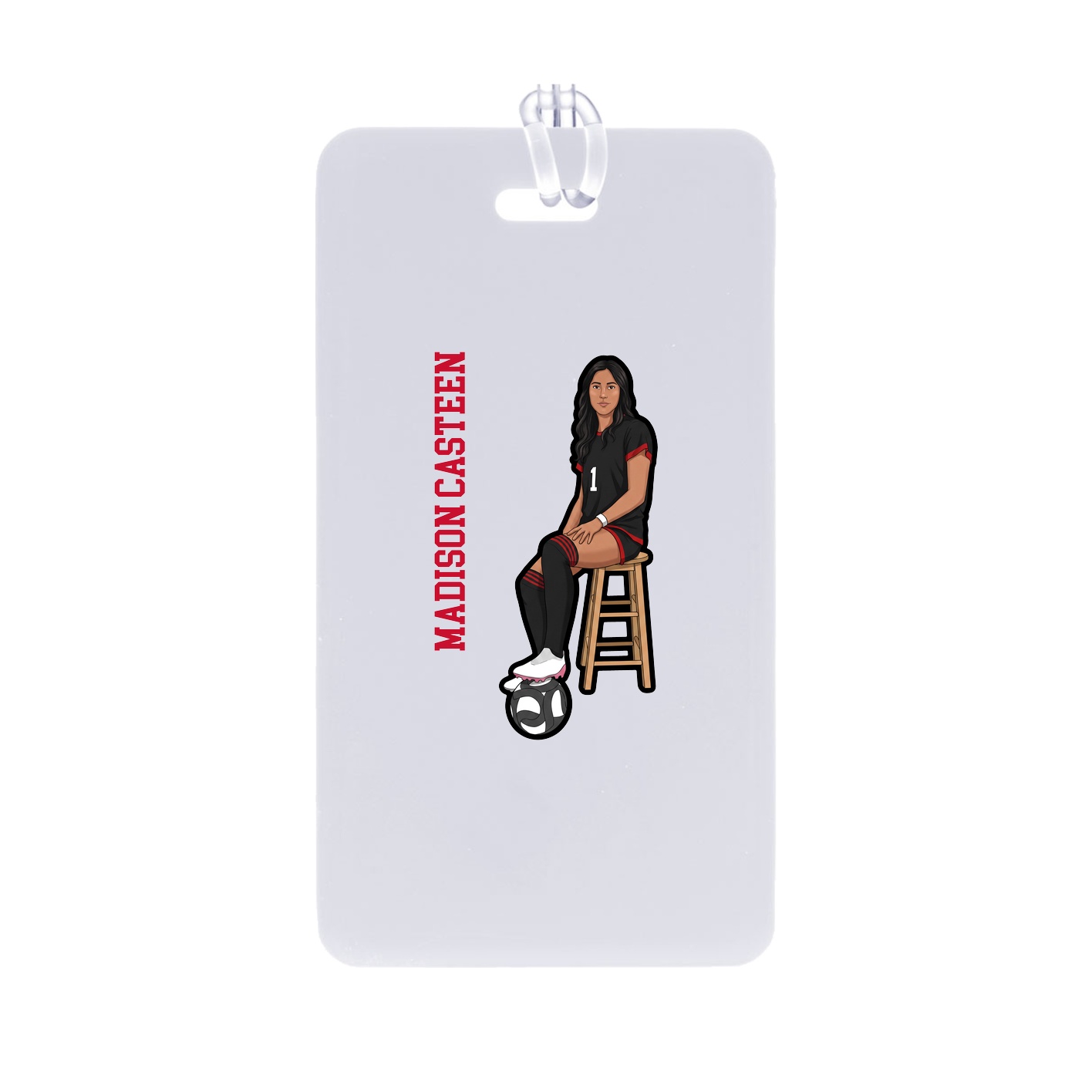 Bag Tag — Name Vertical in Classic