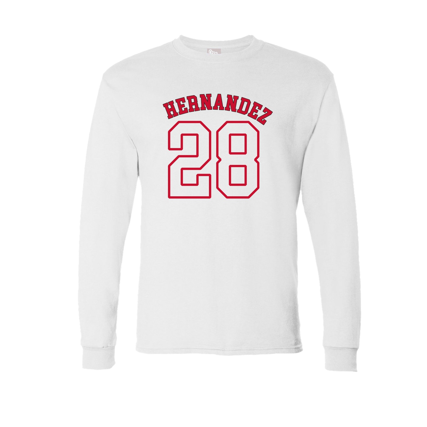 Long Sleeve Tee — Shirsey Arch in White