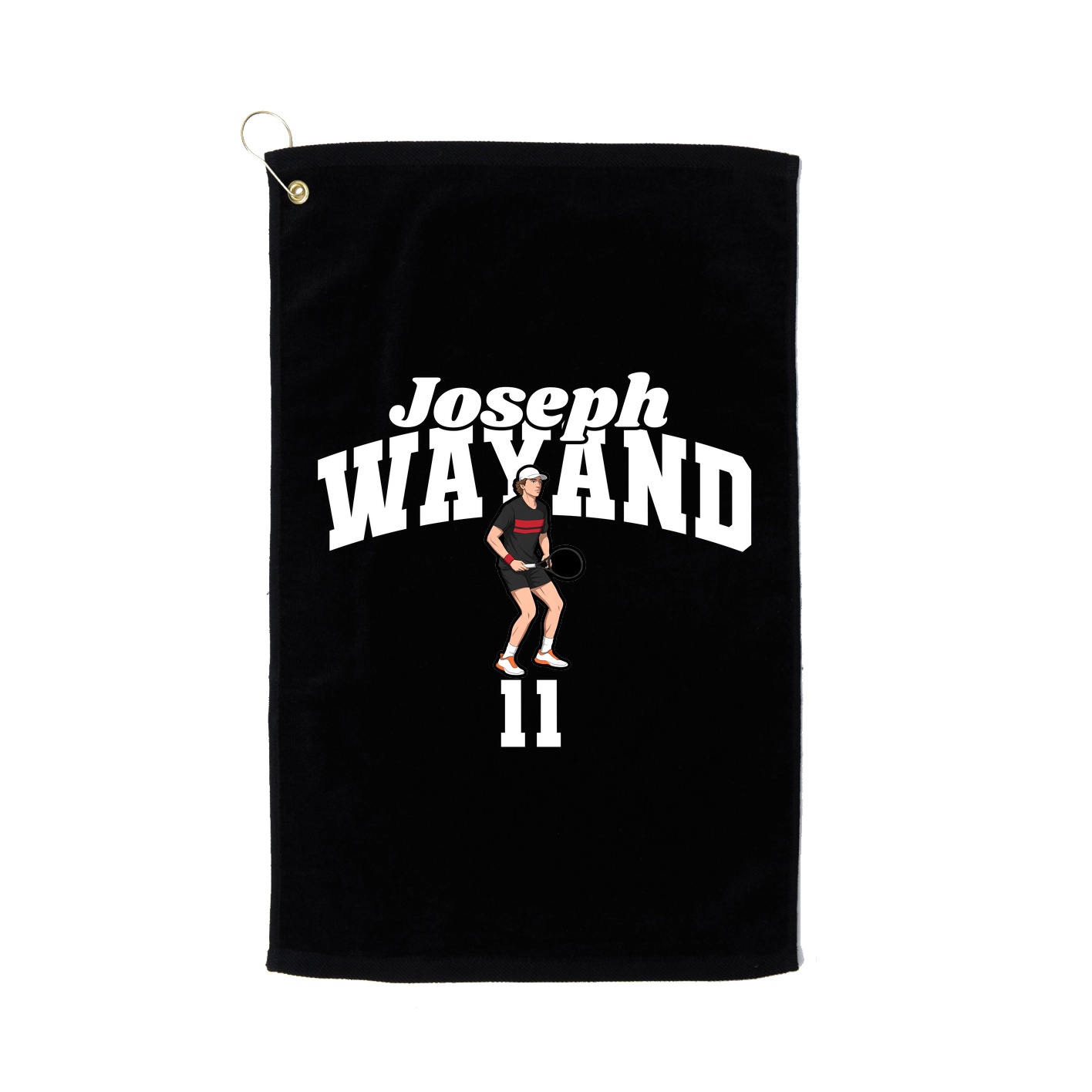 Golf Towel — Signature Arch in Black