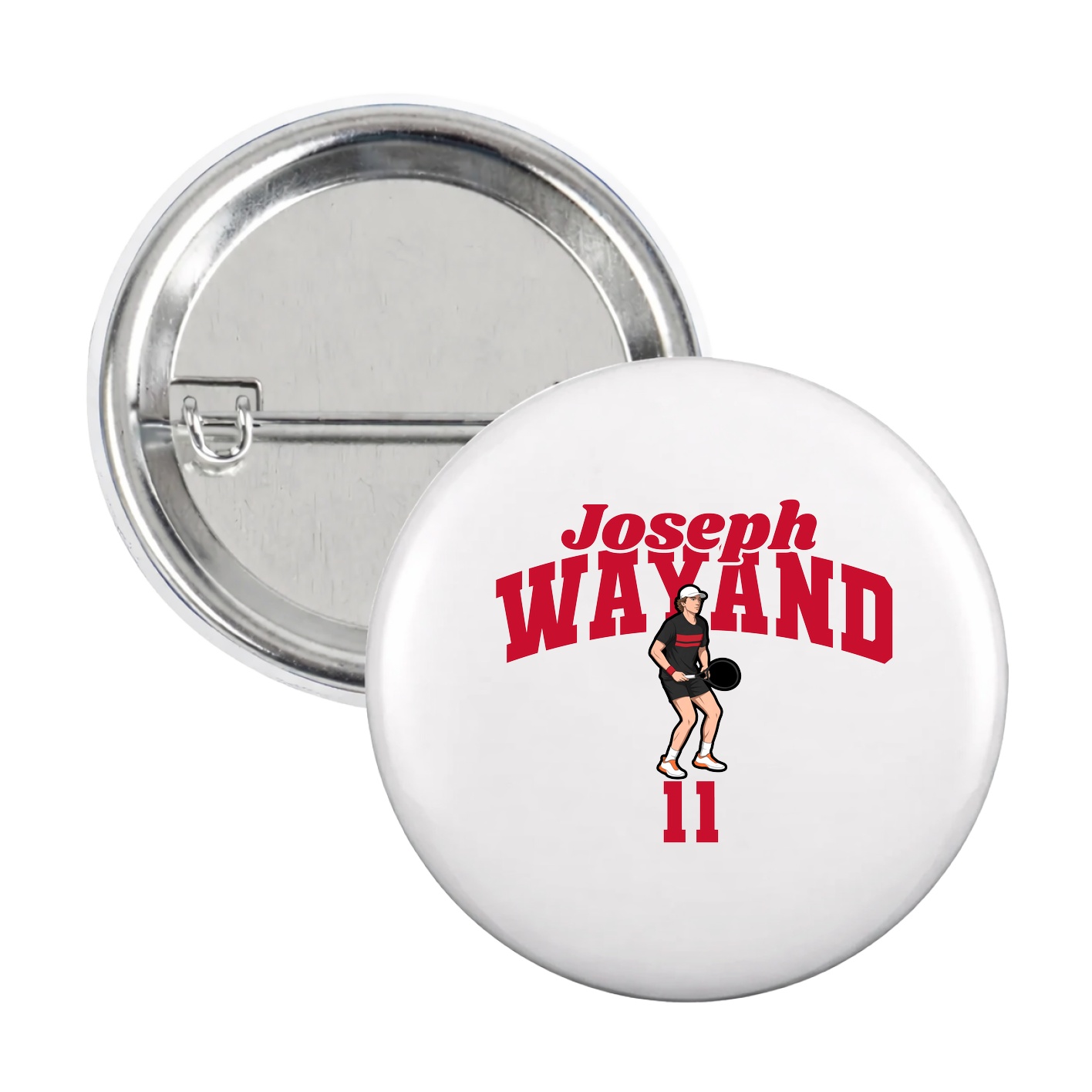 Game Day Button — Signature Arch in White
