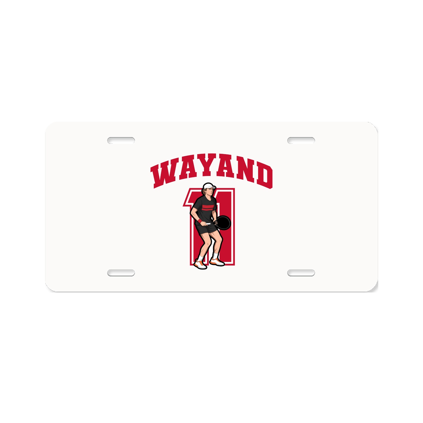 License Plate — Number in Classic