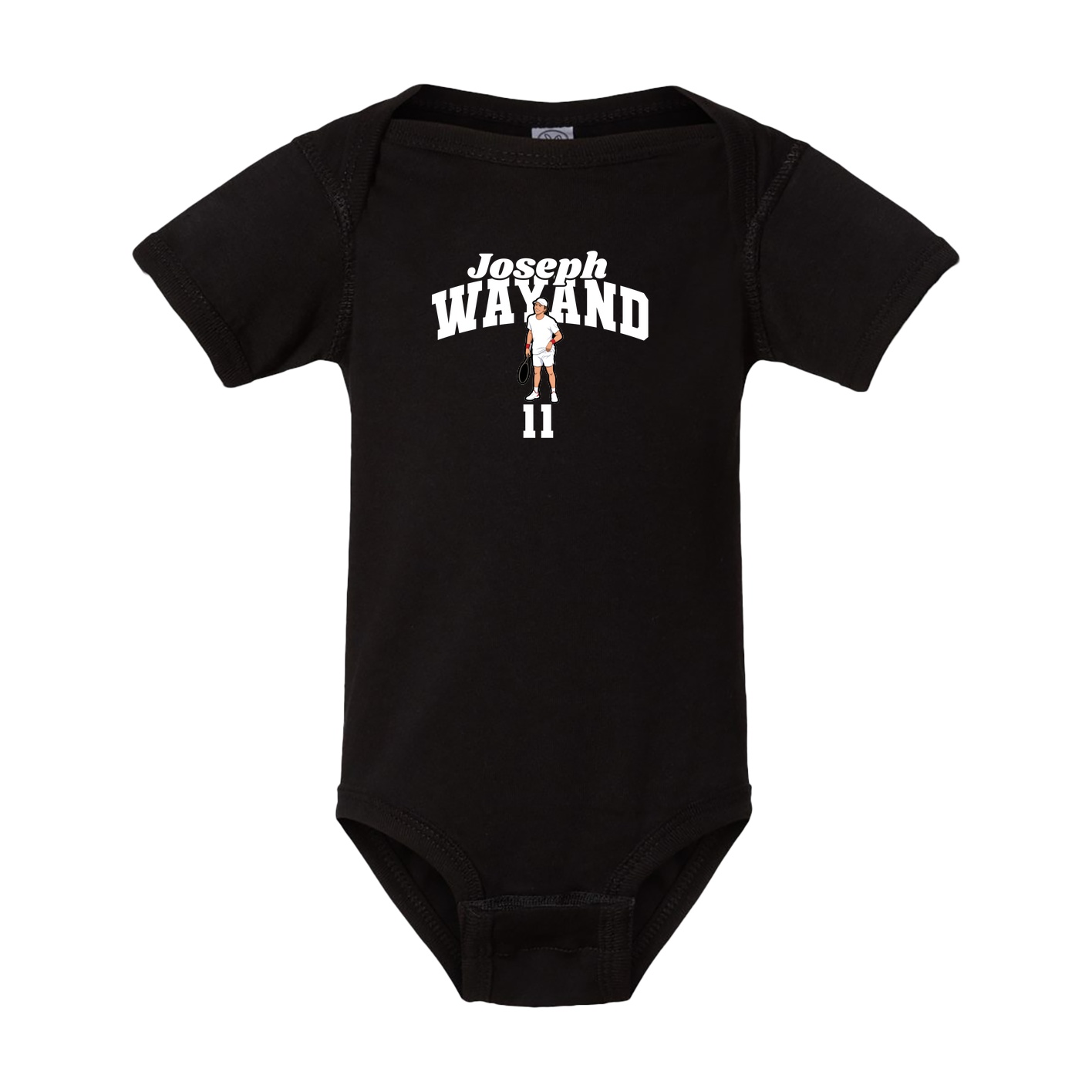 Baby Onesie — Signature Arch in Black