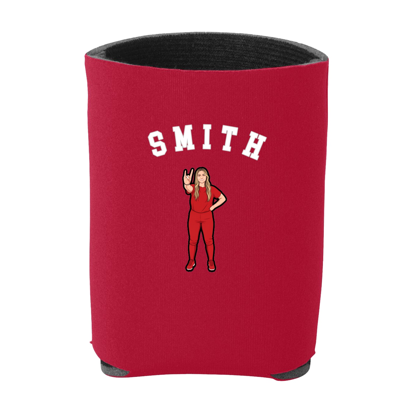 Can Holder — Shirsey Arch in Red