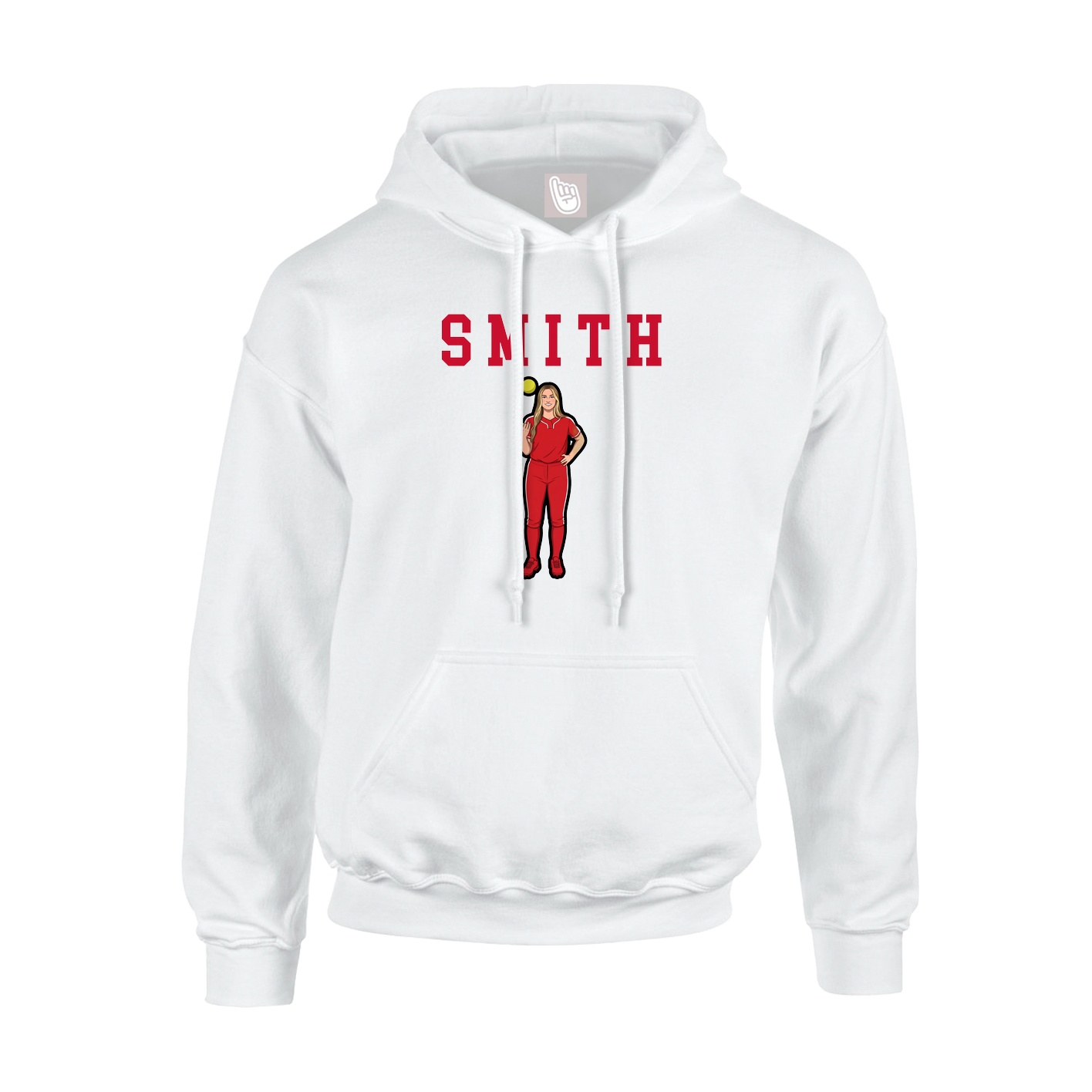 Youth Hoodie — Shirsey in White