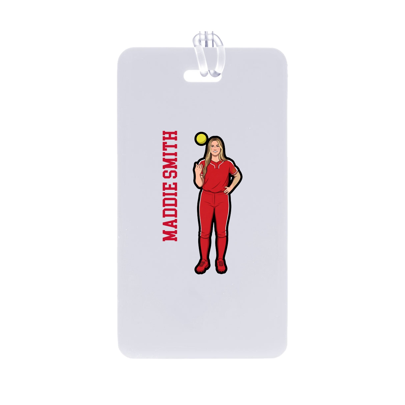 Bag Tag — Name Vertical in Classic