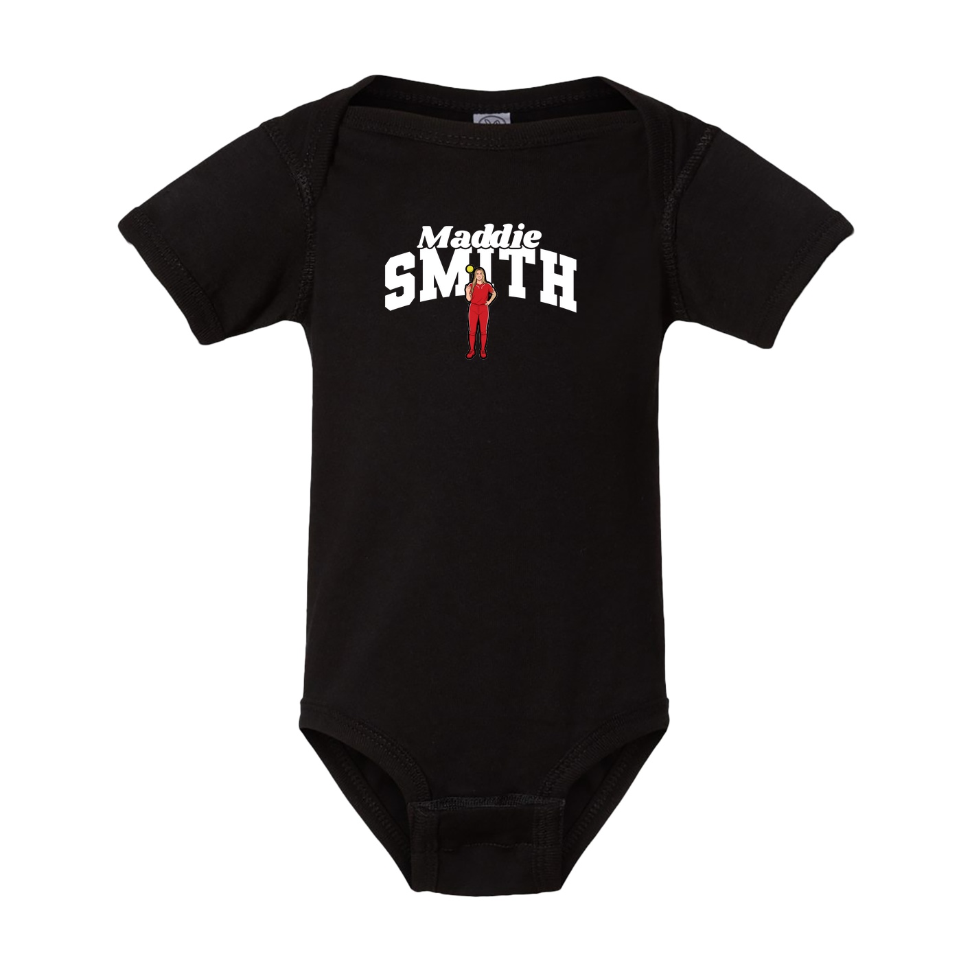 Baby Onesie — Signature Arch in Black