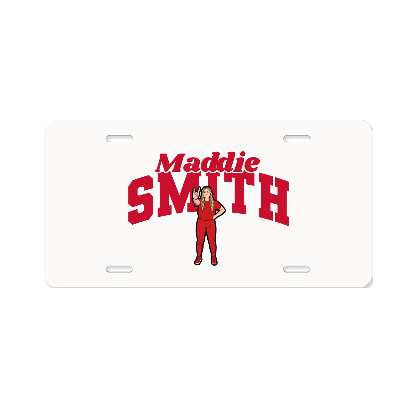 License Plate — Signature Arch in Classic