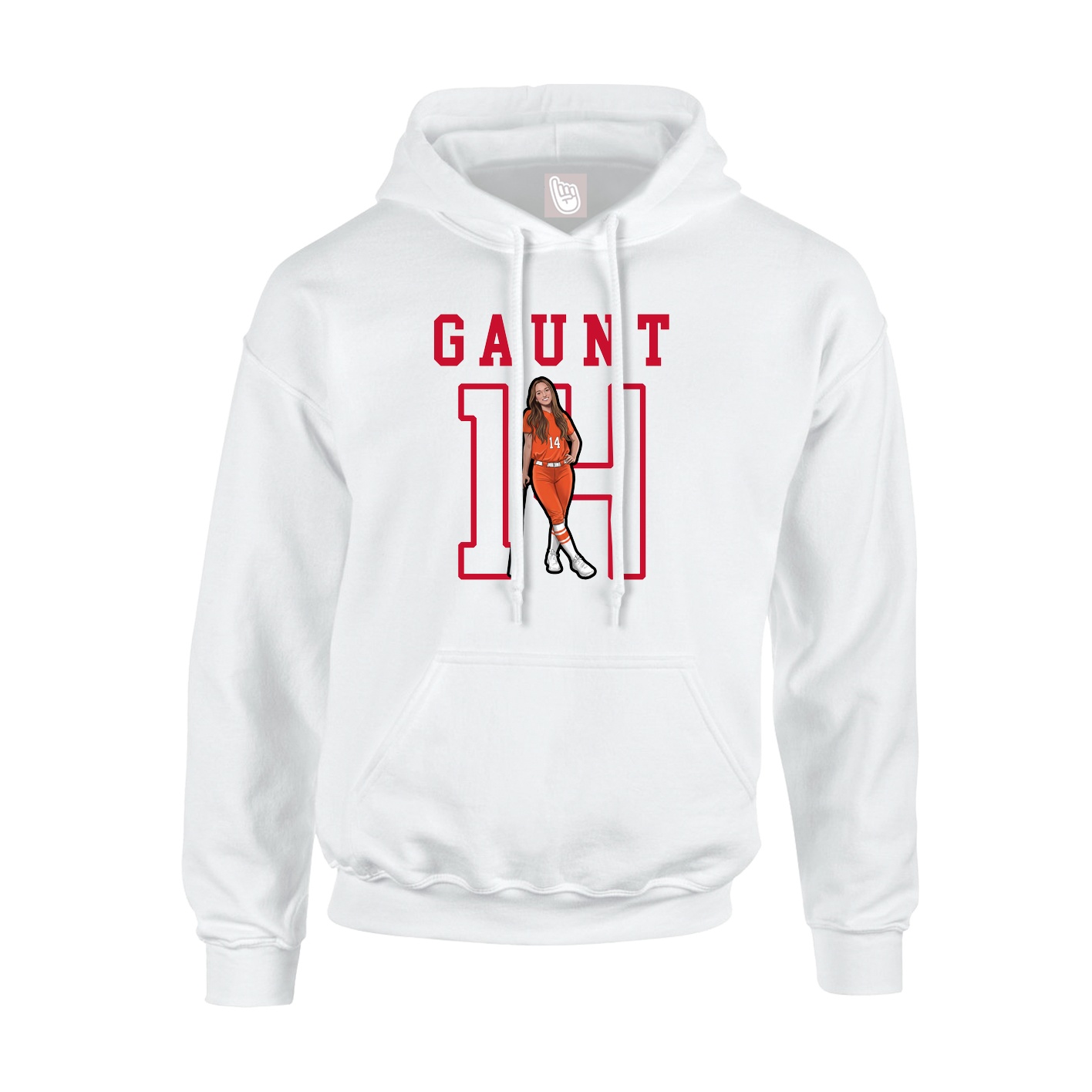Hoodie — Shirsey in White