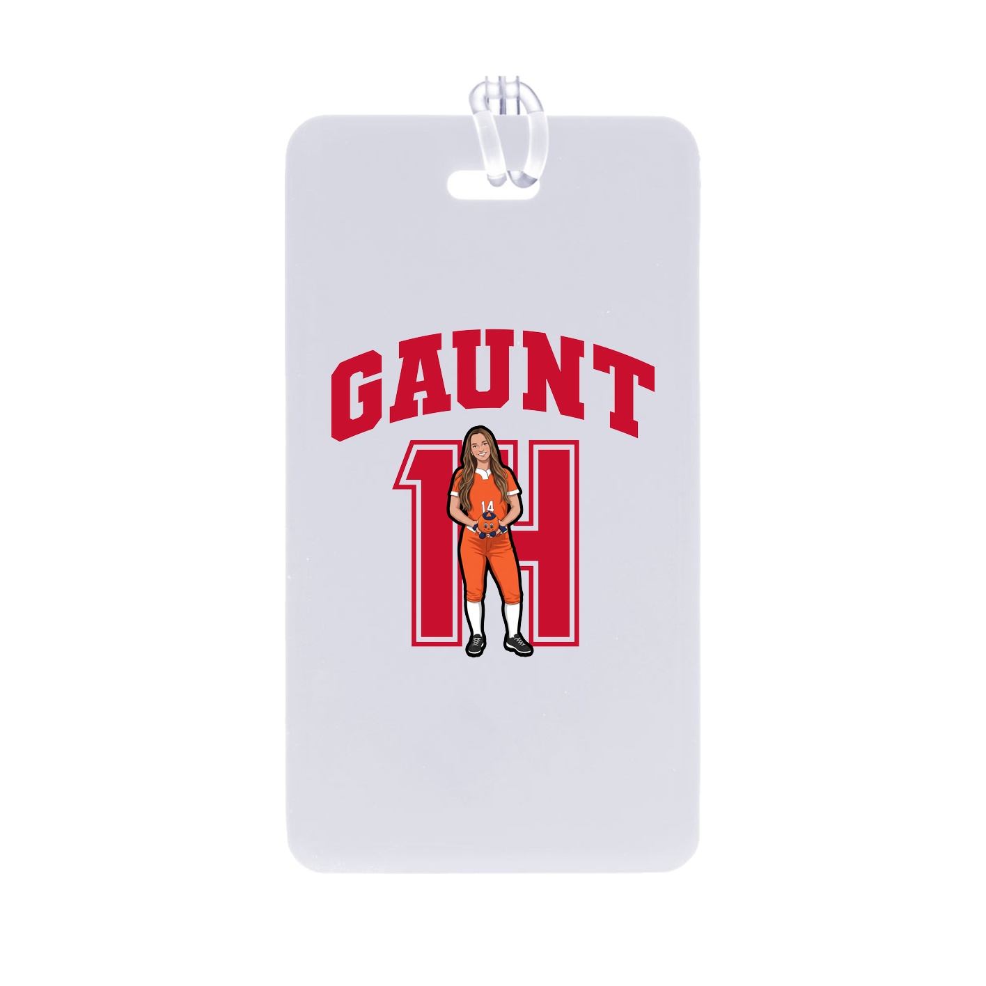 Bag Tag — Number in Classic