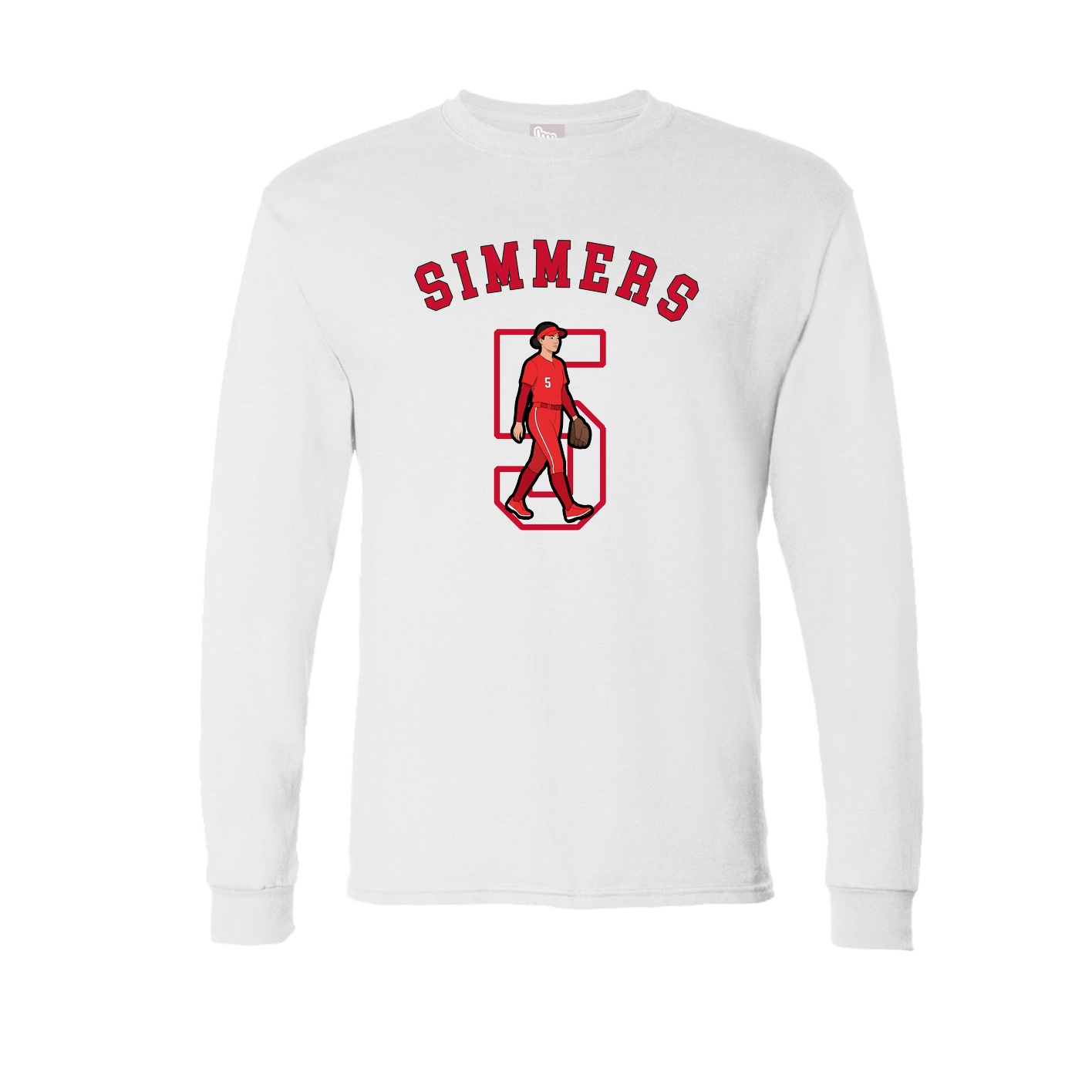 Long Sleeve Tee — Shirsey Arch in White