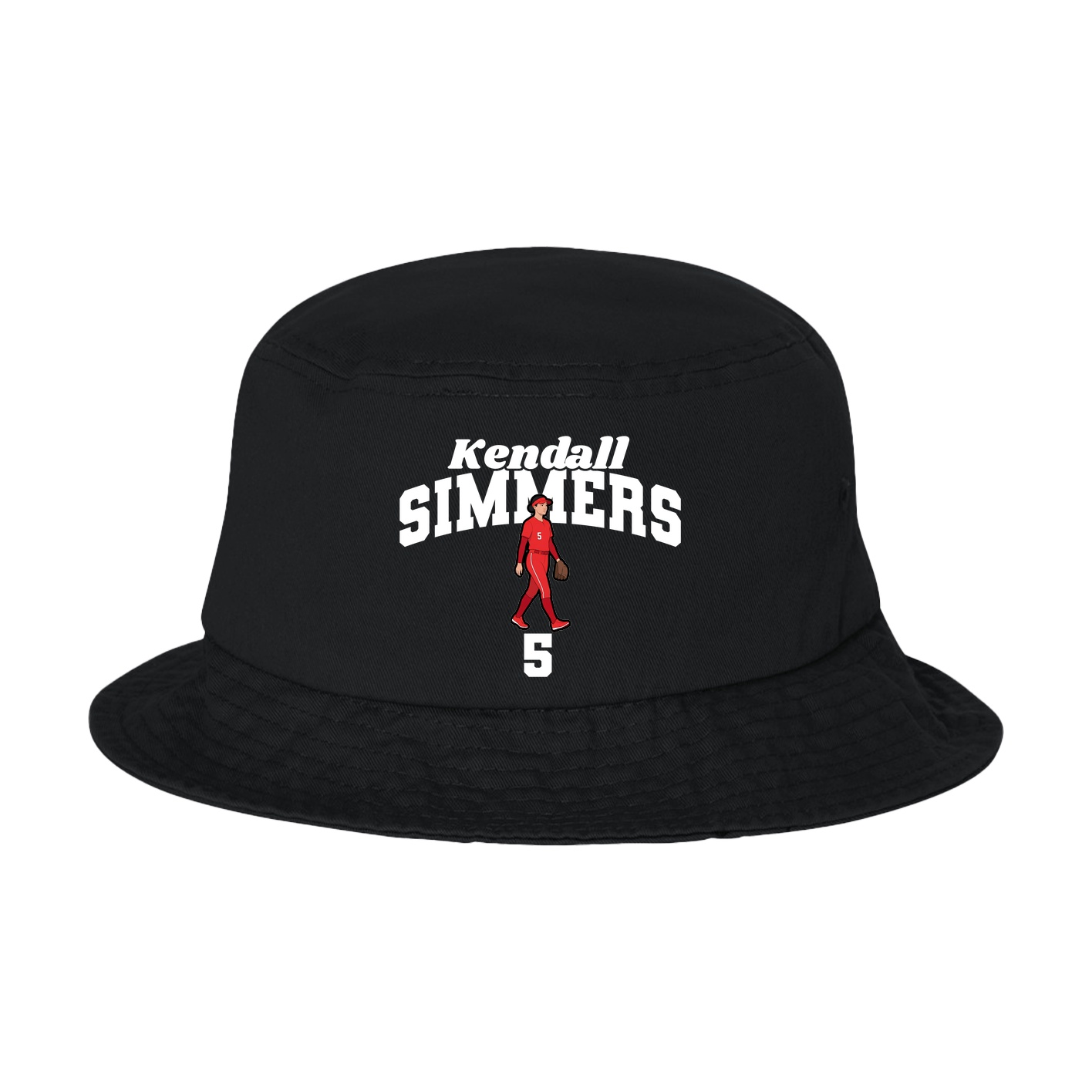 Bucket Cap — Signature Arch in Black
