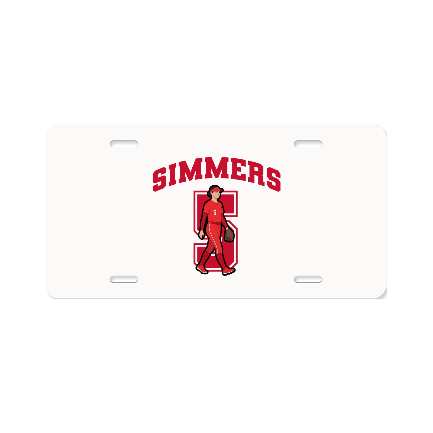 License Plate — Number in Classic