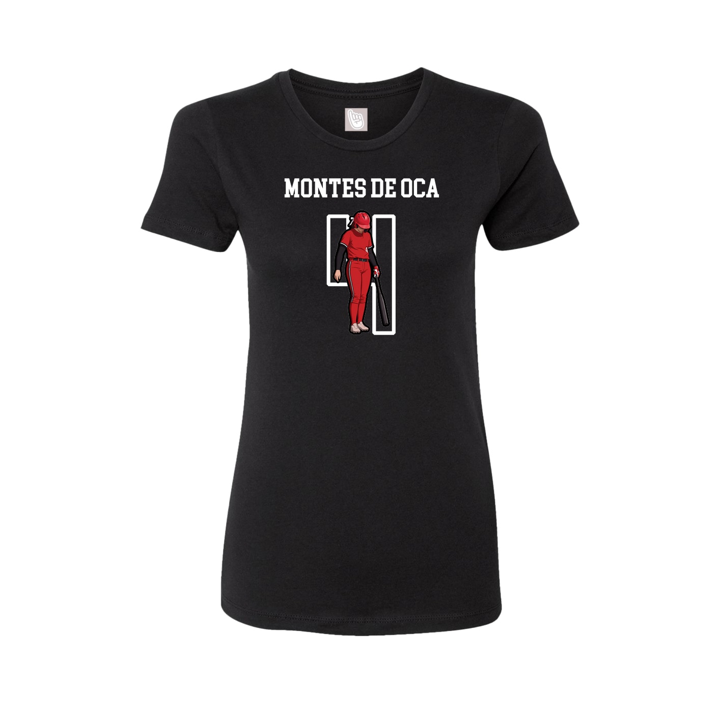 Fitted Women's Tee — Shirsey in Black