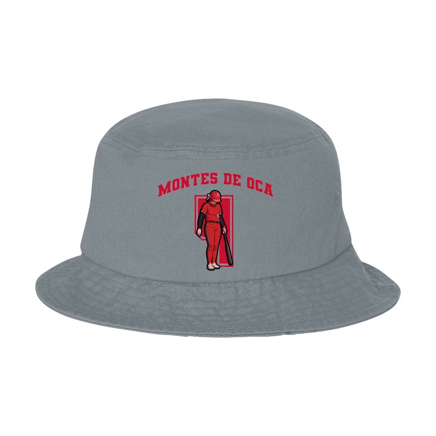 Bucket Cap — Number in Grey
