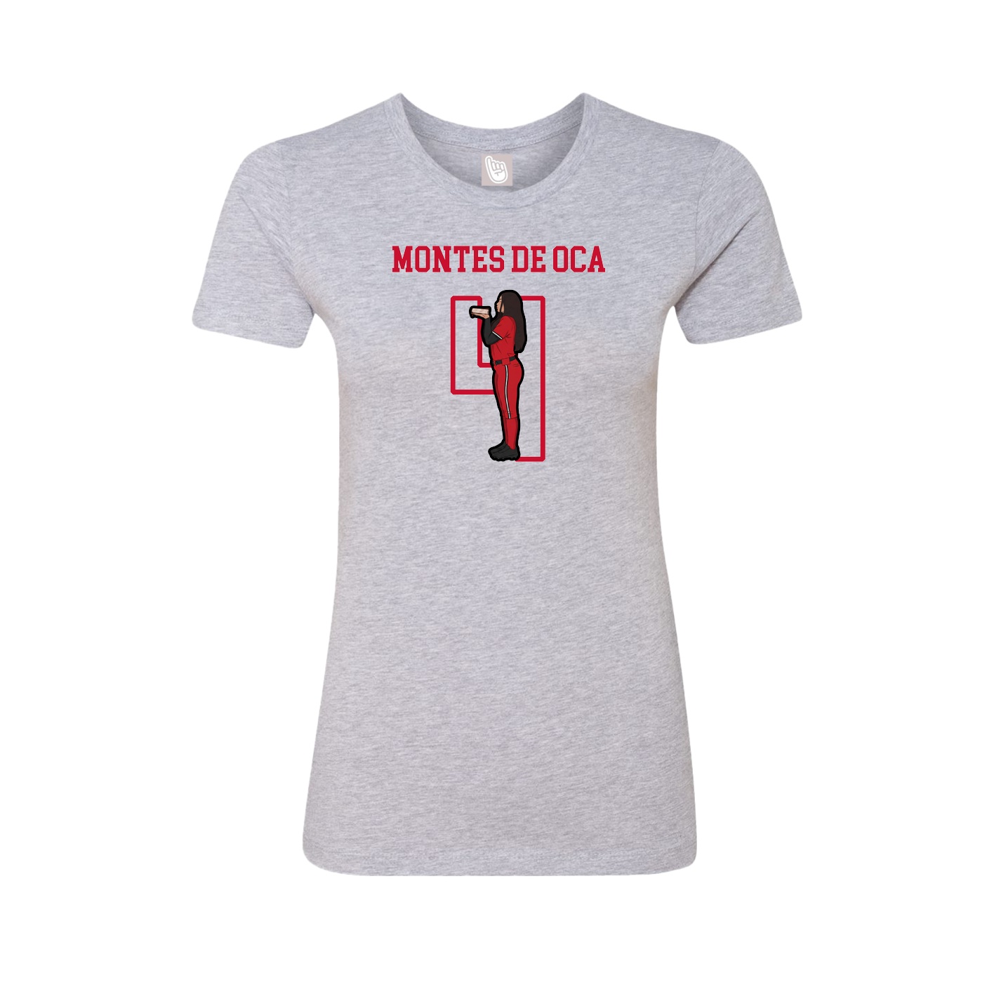 Fitted Women's Tee — Shirsey in Grey