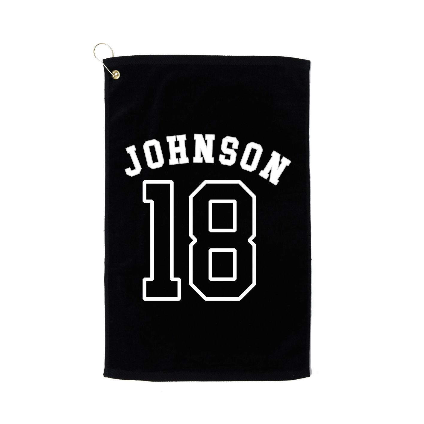 Golf Towel — Shirsey Arch in Black