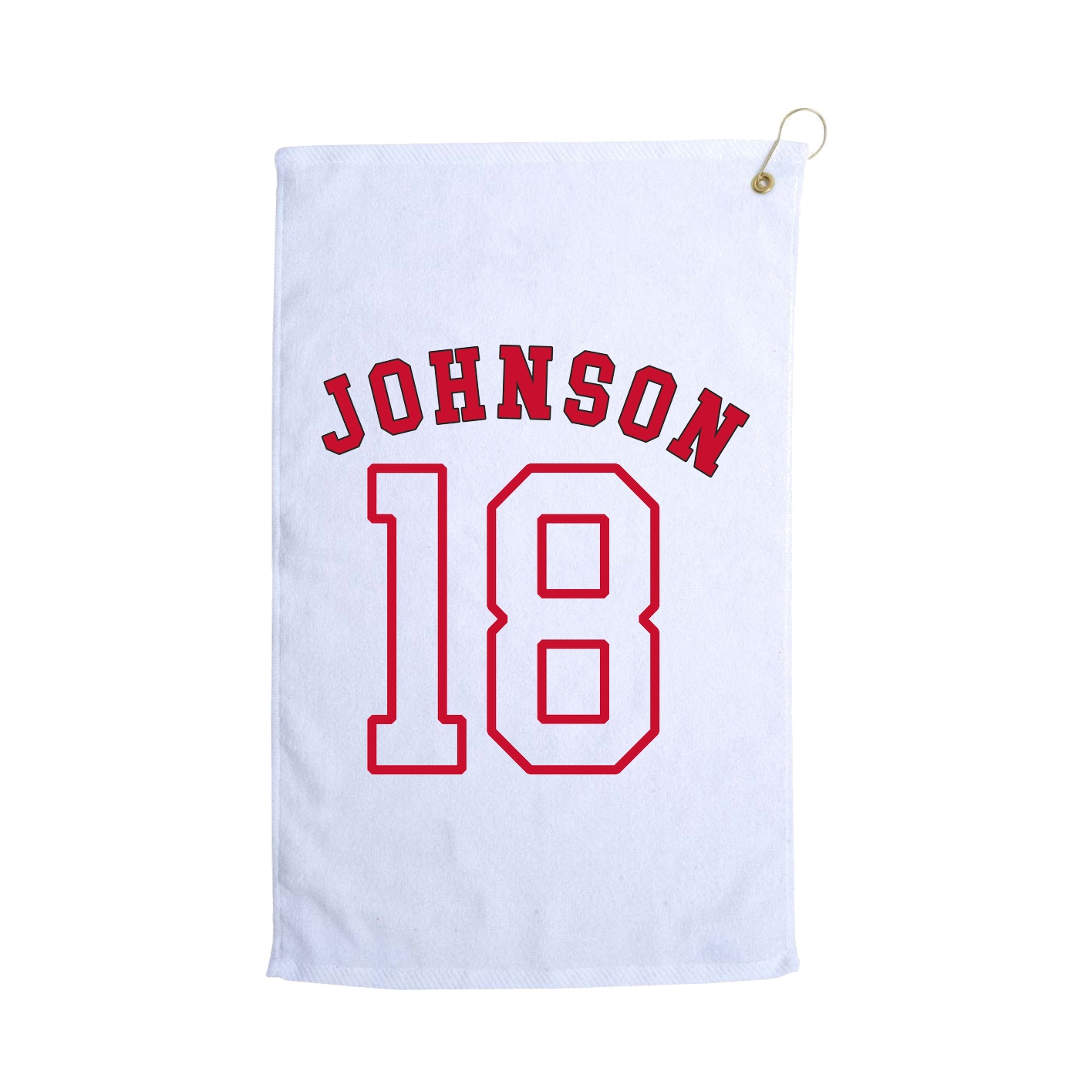 Golf Towel — Shirsey Arch in White