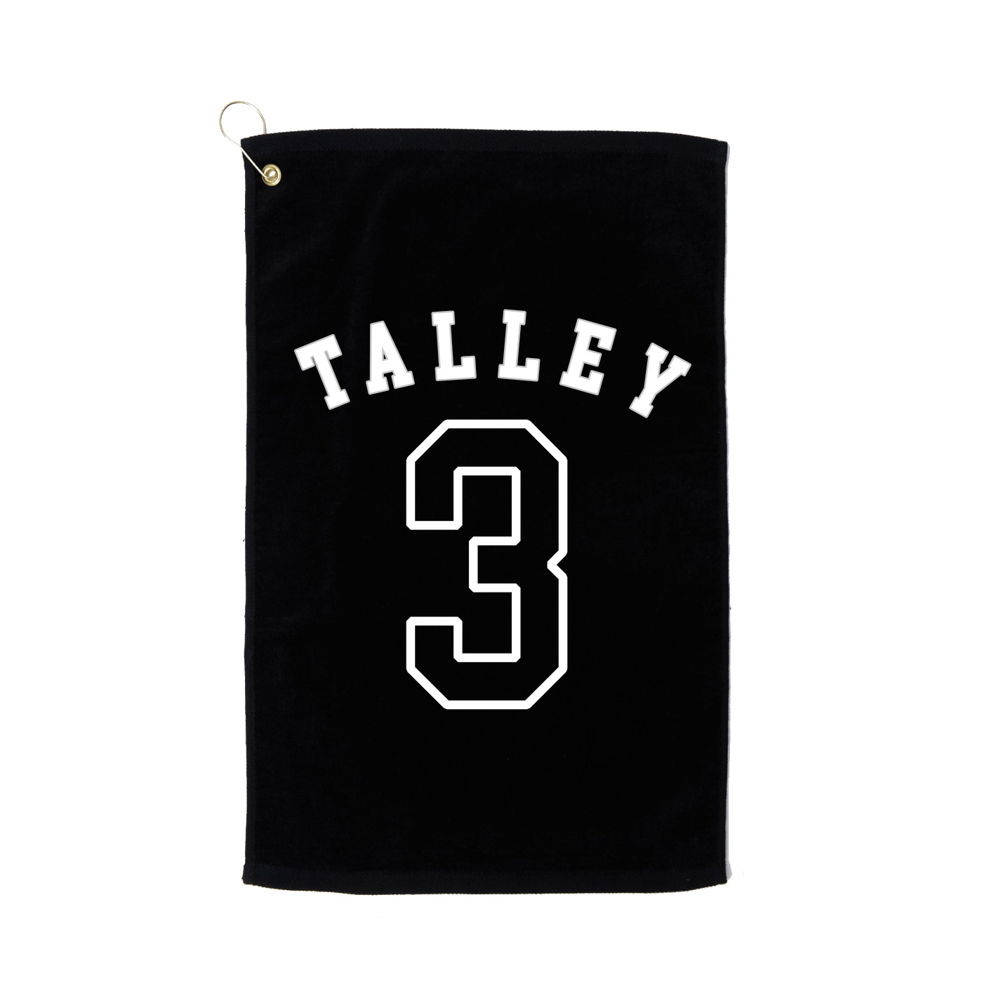 Golf Towel — Shirsey Arch in Black