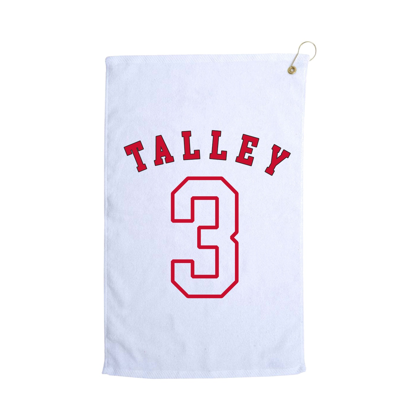 Golf Towel — Shirsey Arch in White