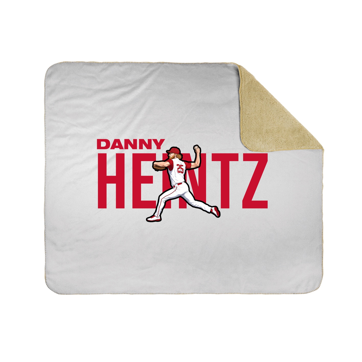 Throw Blanket — Player Name in White