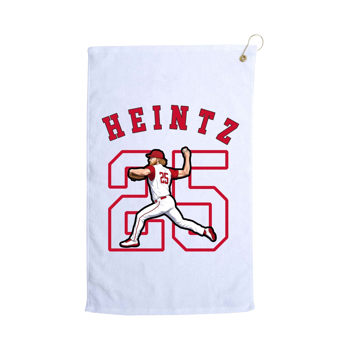 Golf Towel — Shirsey Arch in White