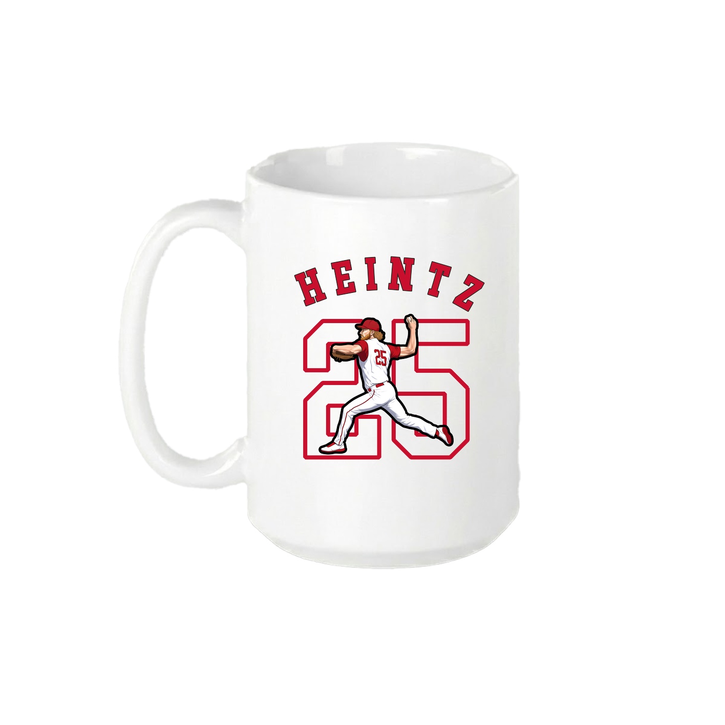 15oz Coffee Mug — Shirsey Arch in White