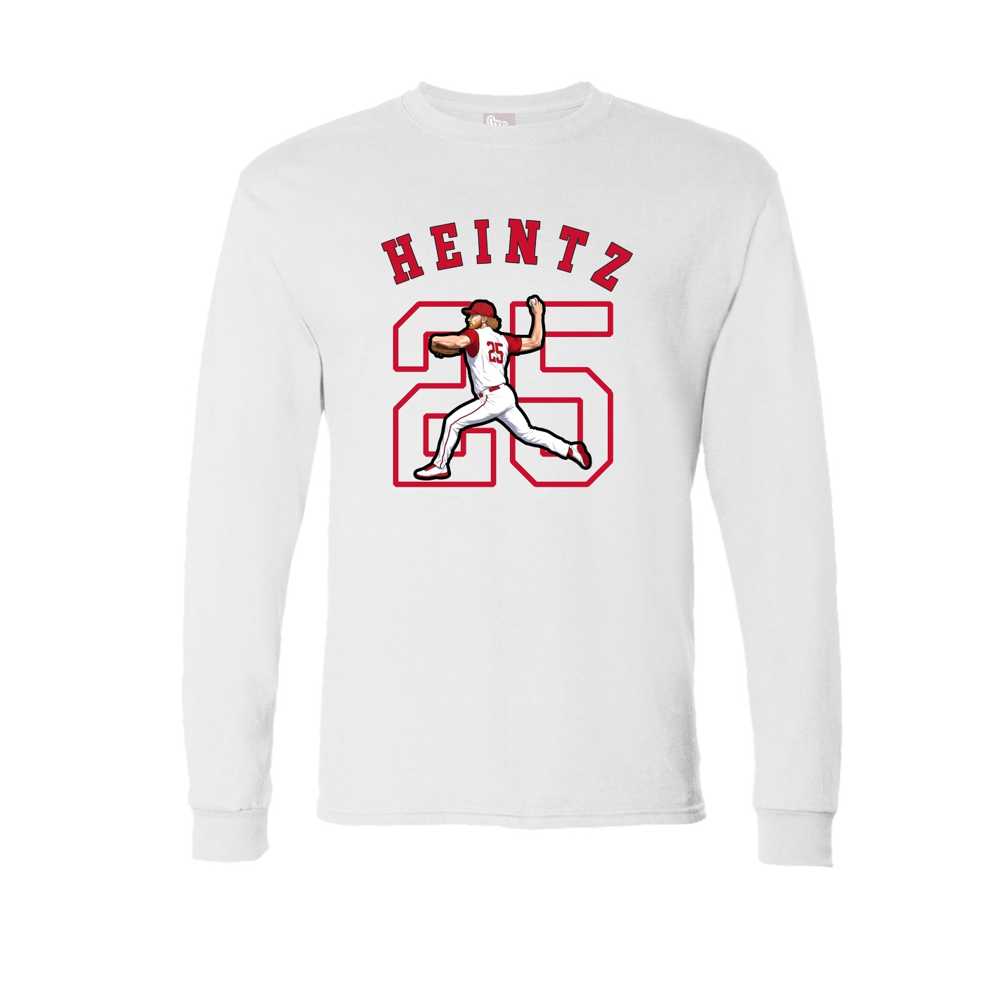 Long Sleeve Tee — Shirsey Arch in White