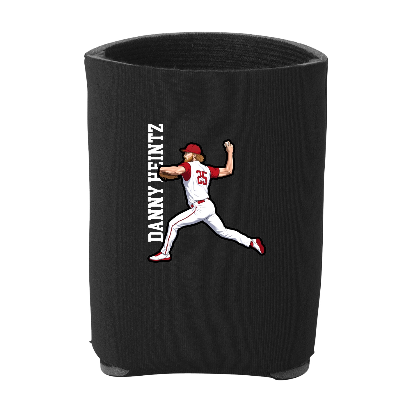 Can Holder — Name Vertical in Black