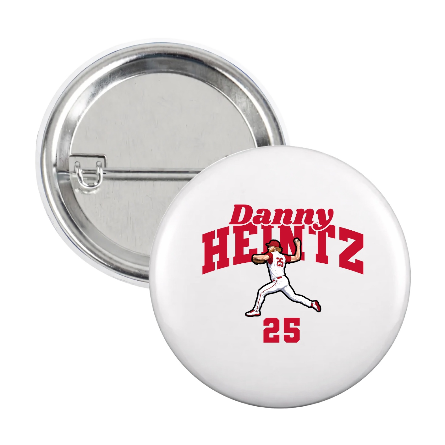 Game Day Button — Signature Arch in White