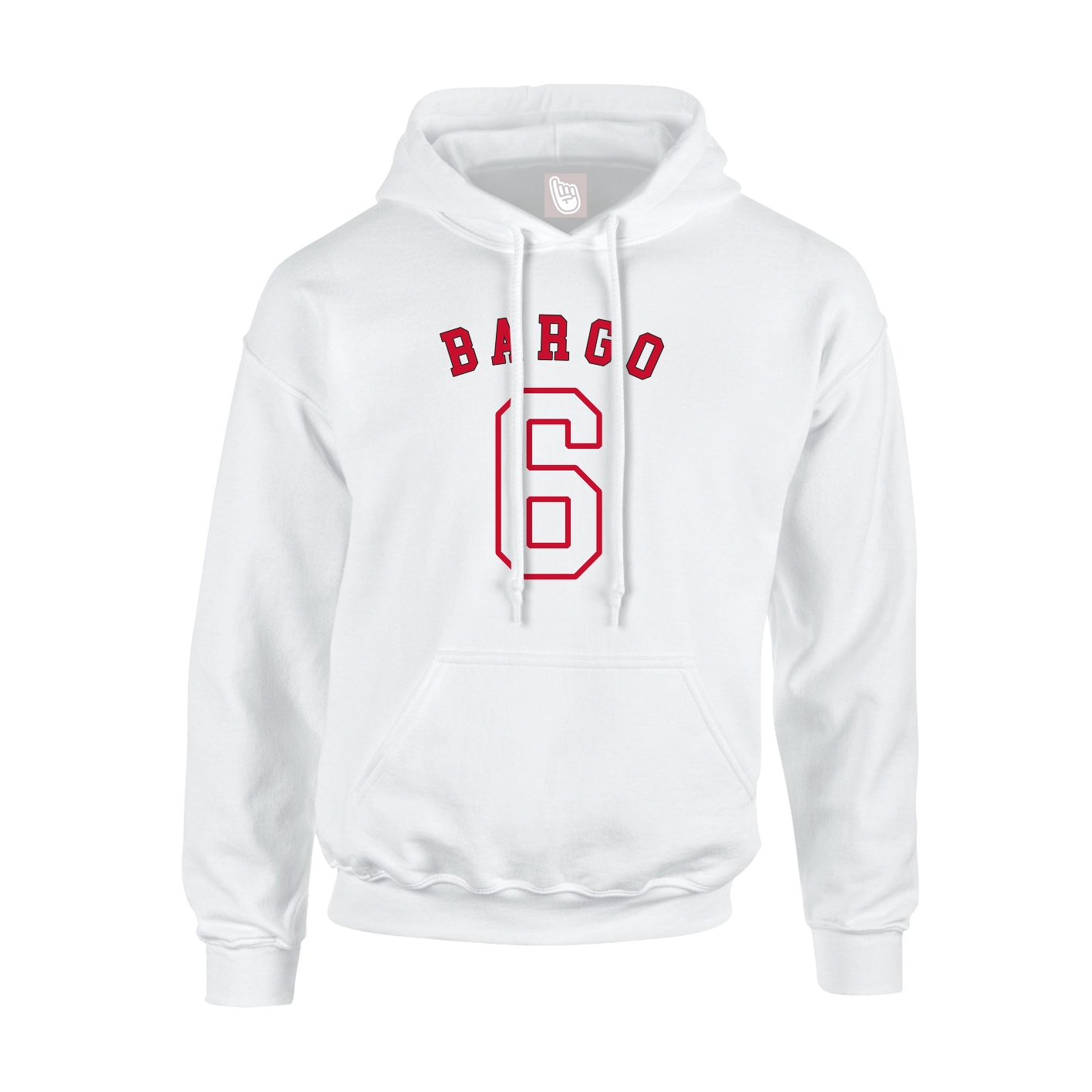 Hoodie — Shirsey Arch in White