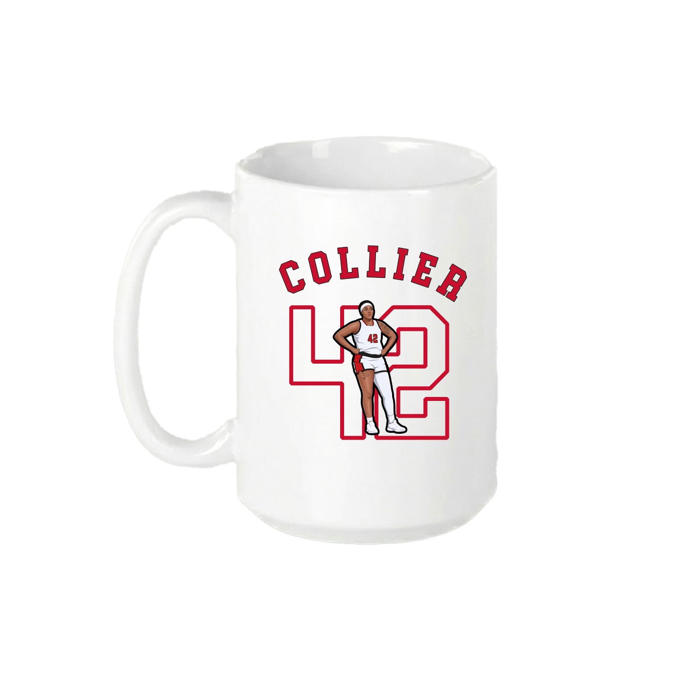 15oz Coffee Mug — Shirsey Arch in White