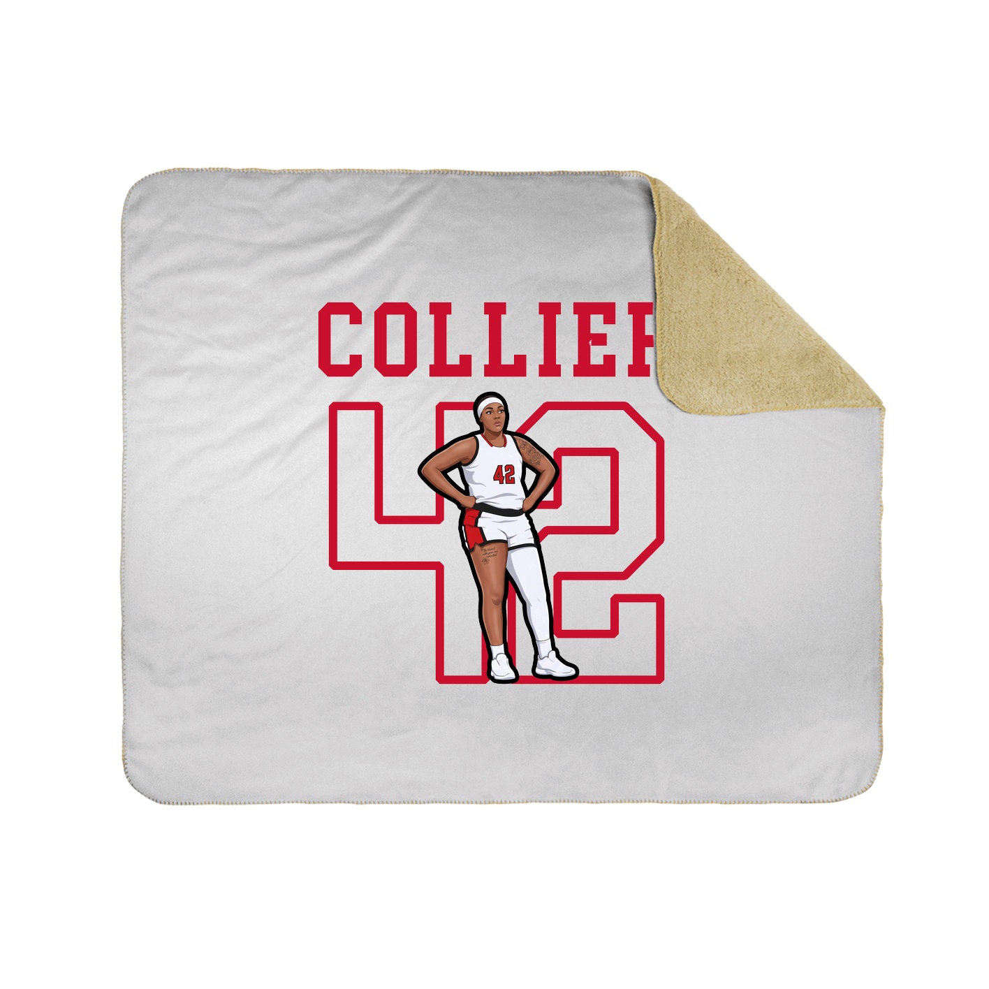 Throw Blanket — Shirsey in White