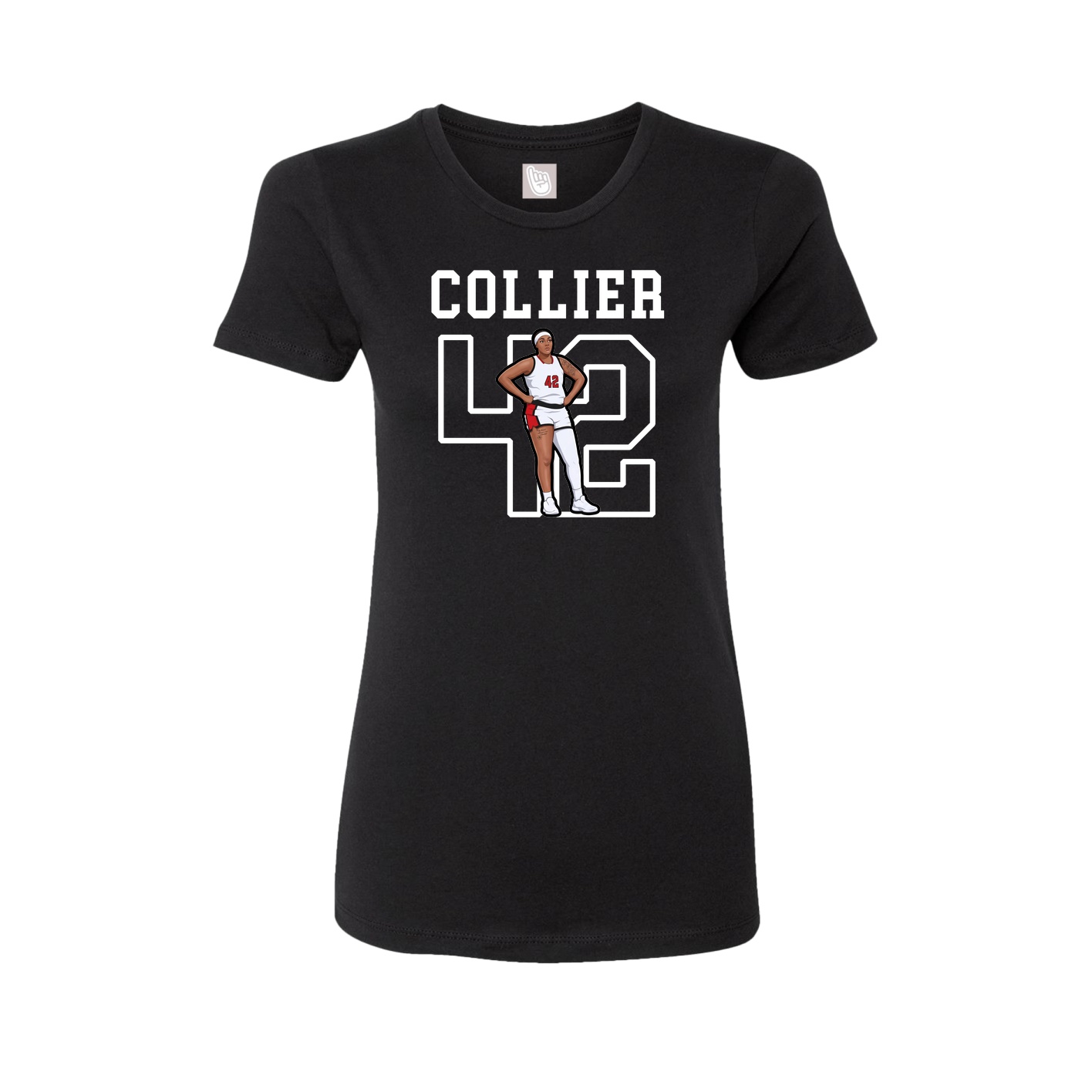 Fitted Women's Tee — Shirsey in Black