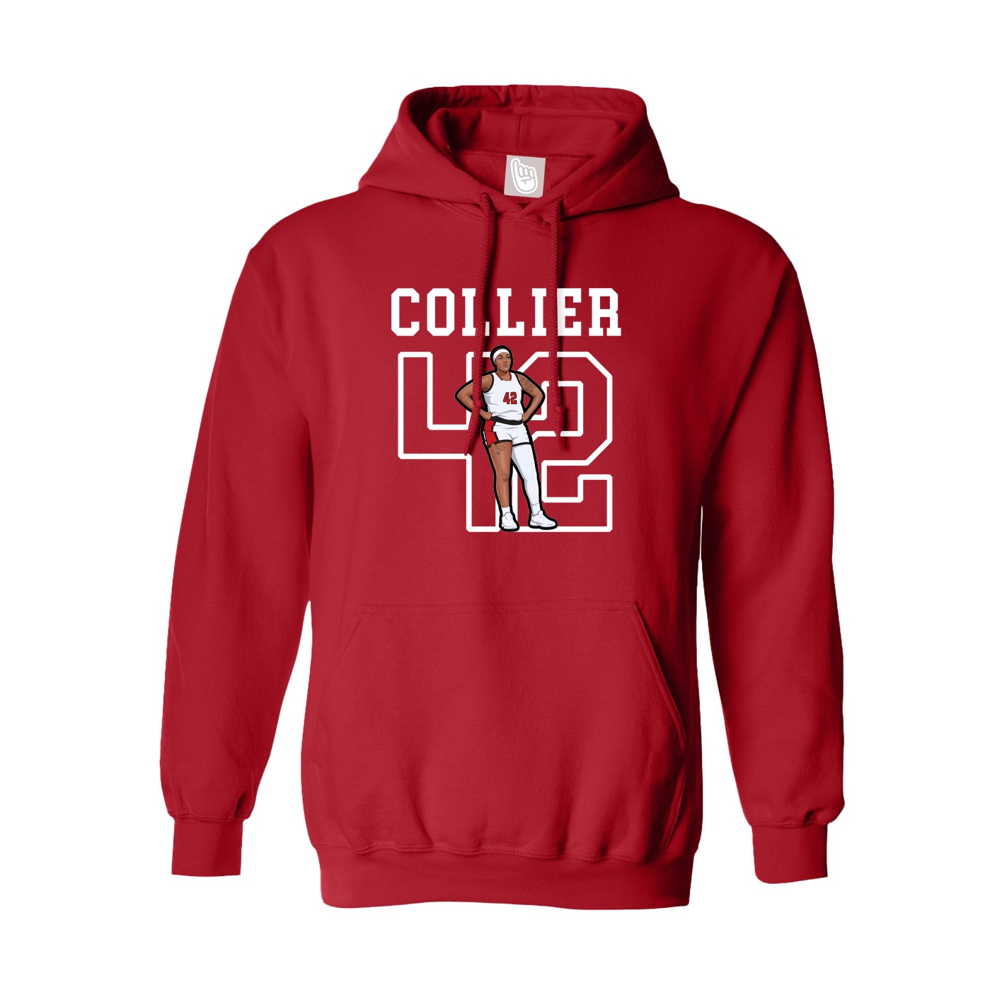 Hoodie — Shirsey in Red