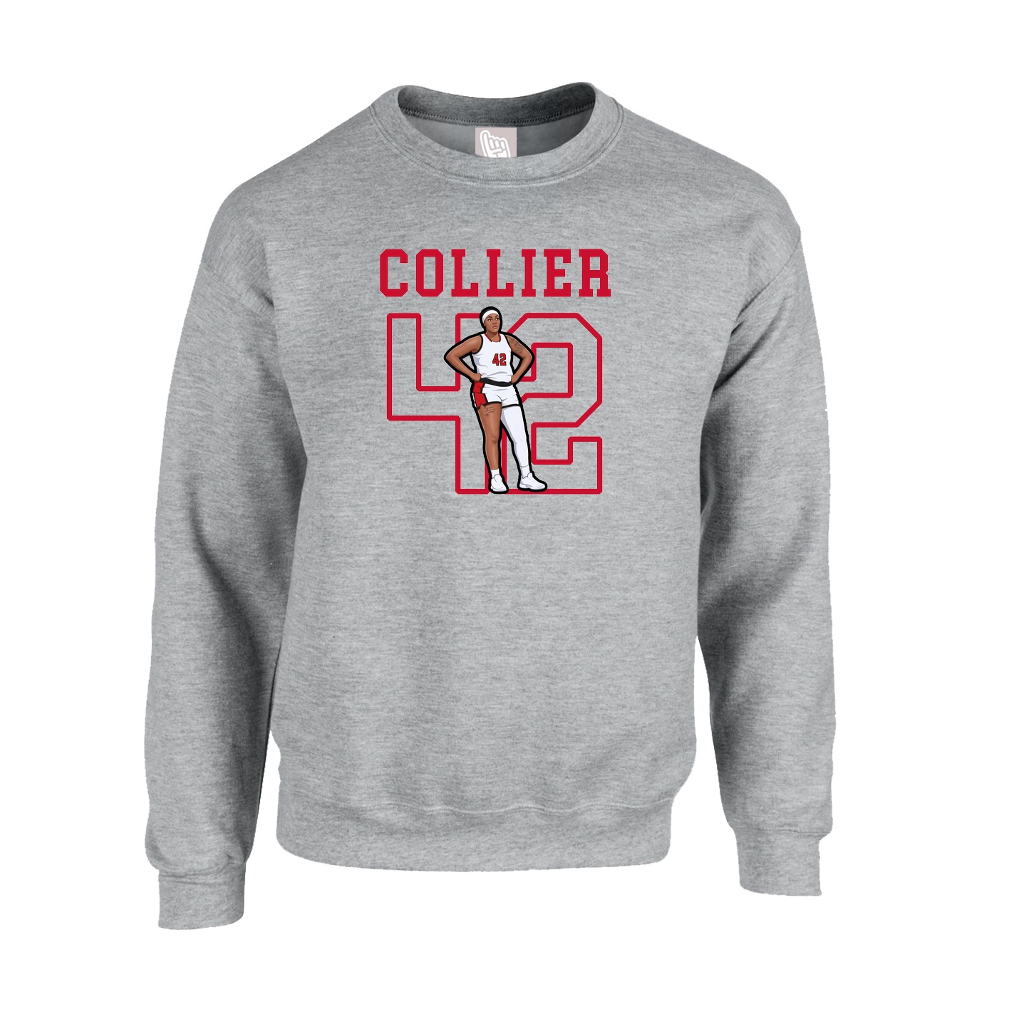 Fleece Crew — Shirsey in Grey