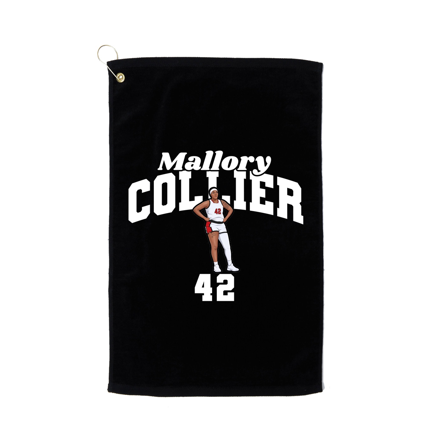 Golf Towel — Signature Arch in Black
