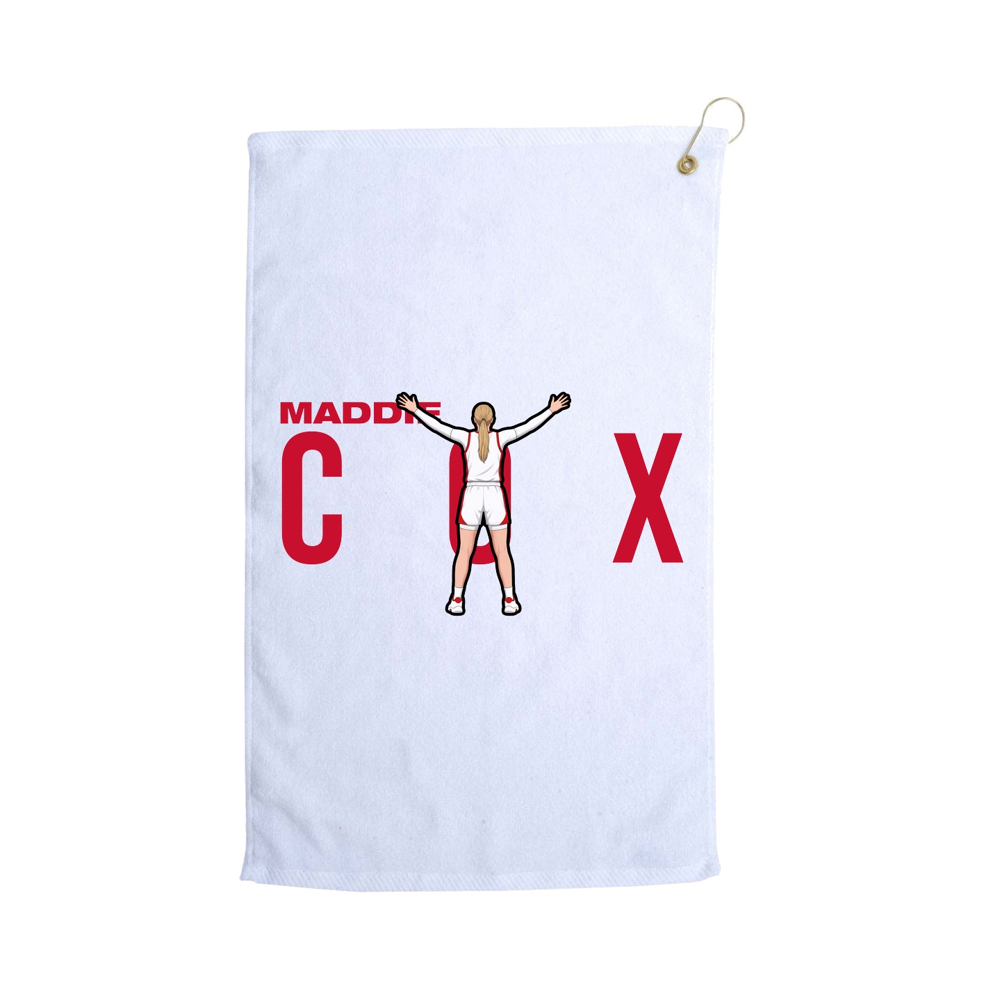 Golf Towel — Player Name in White