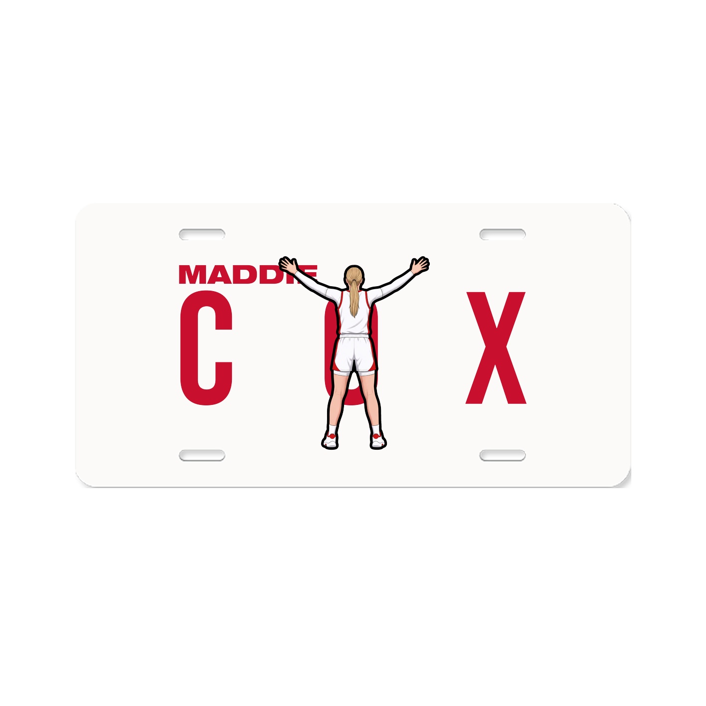License Plate — Player Name in Classic