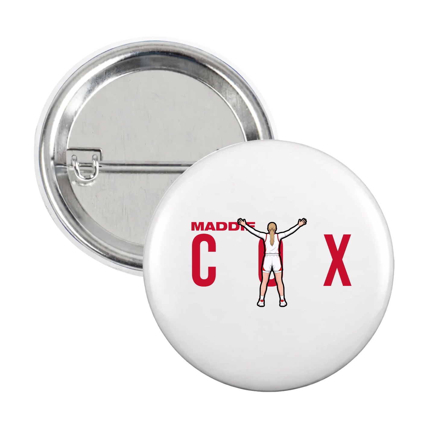 Game Day Button — Player Name in White