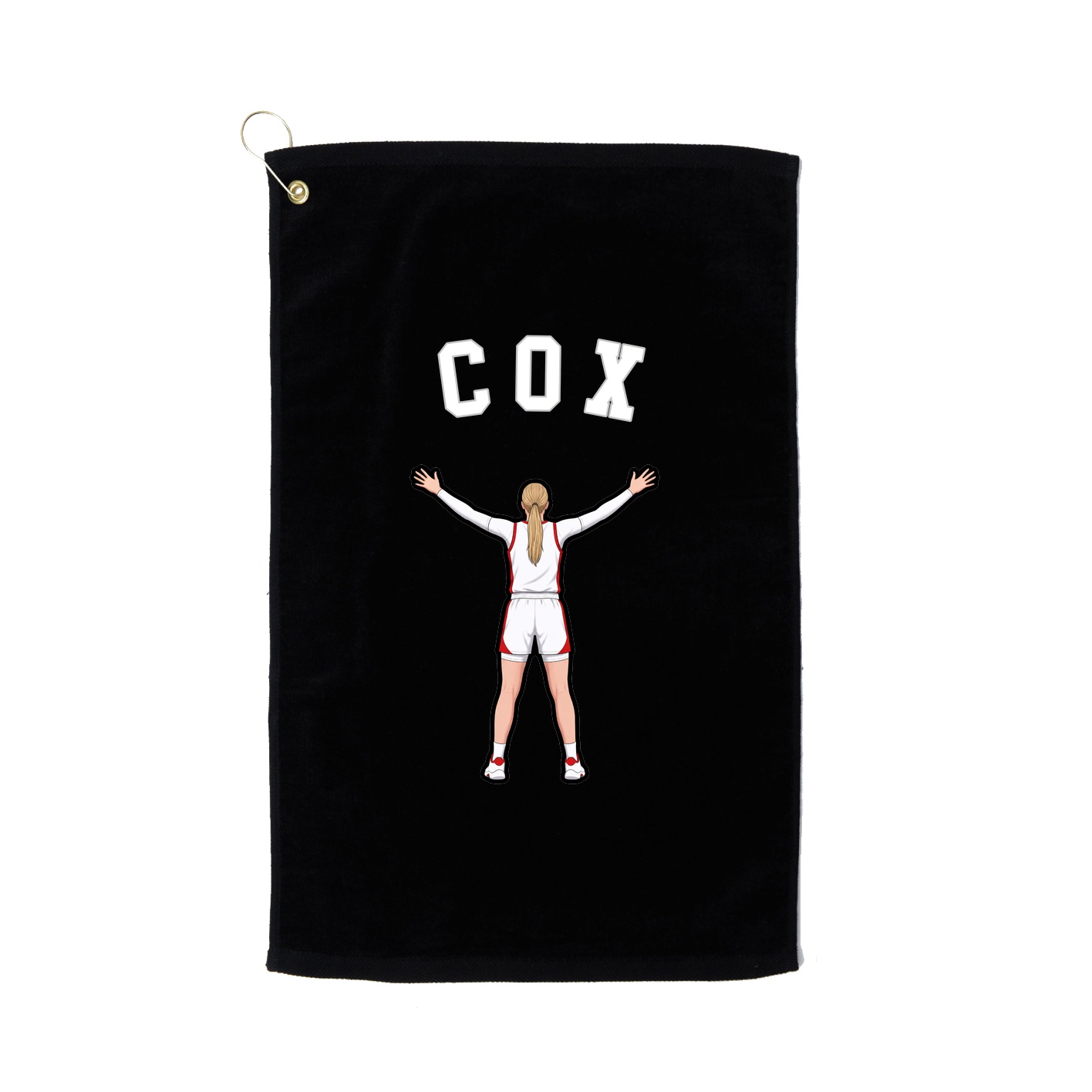 Golf Towel — Shirsey Arch in Black