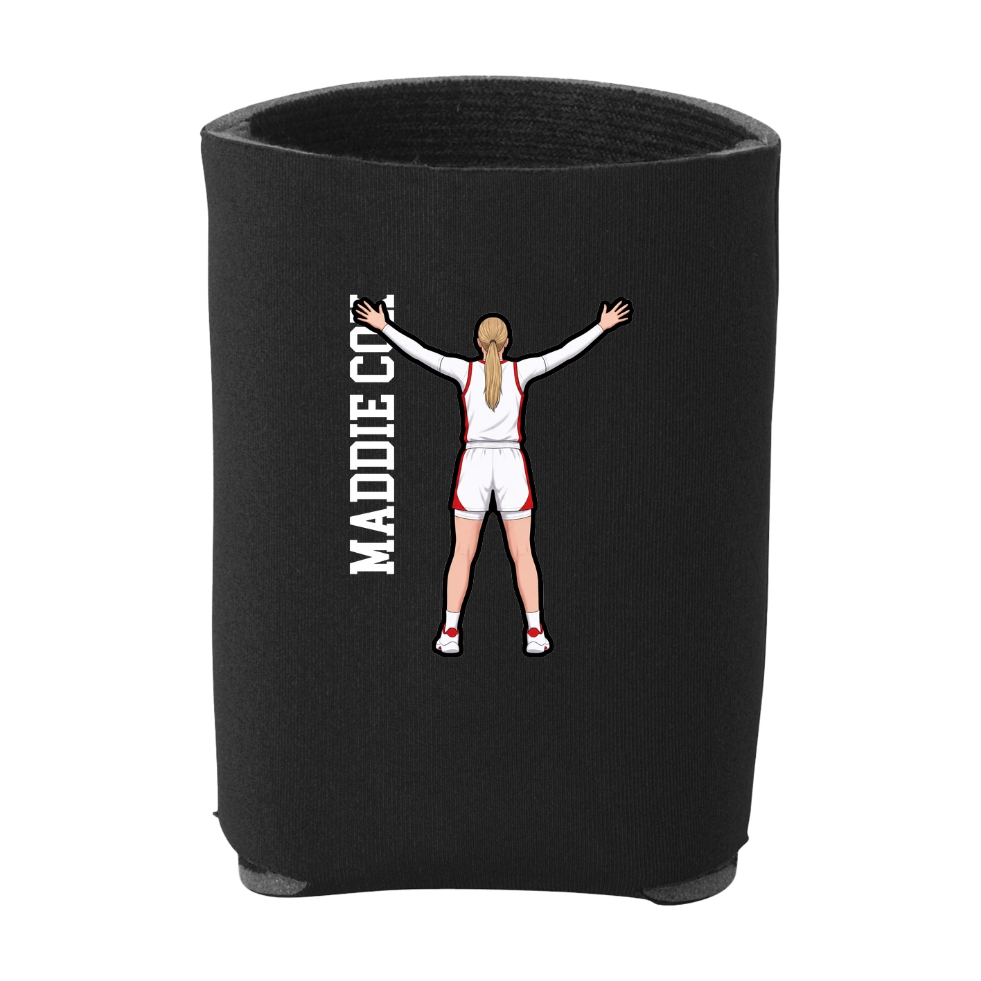Can Holder — Name Vertical in Black