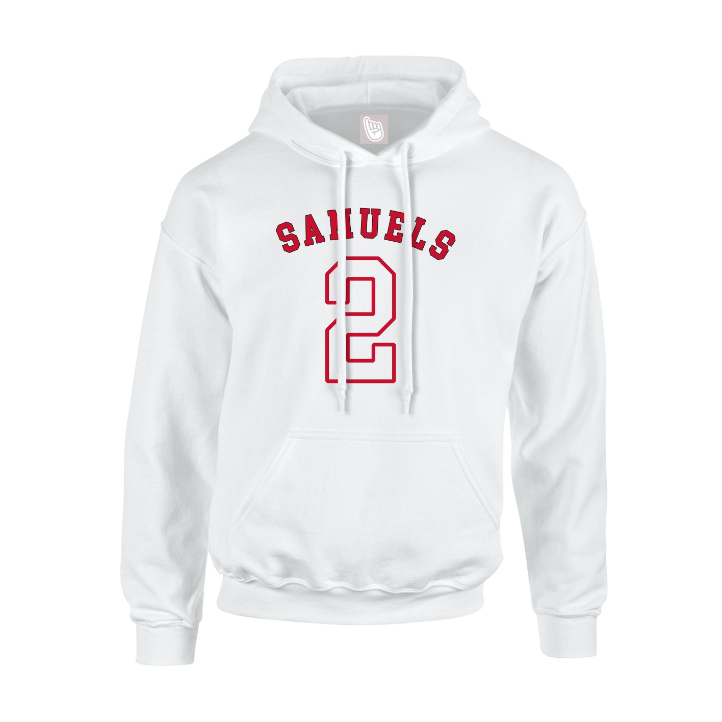 Youth Hoodie — Shirsey Arch in White