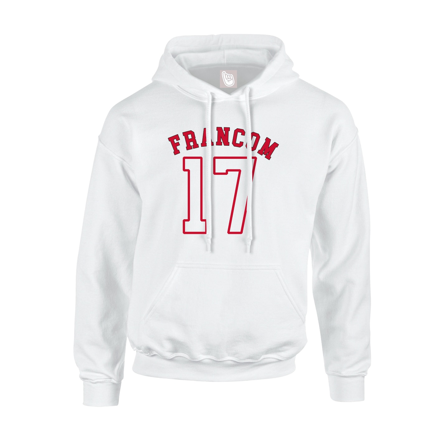 Hoodie — Shirsey Arch in White